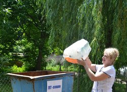 Environmental action "Everyone can help to solve environmental problems by separation of household waste"